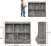 Kids Toy Storage Organizer Children Bookshelf w/ Storage Cubbies Shelf Toddler