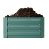 Garden Raised Bed Galvanised Steel Outdoor Planter Pot Vegetable Flower Herb Box