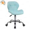 Computer Desk Chair Office Cushioned Chair Chrome Legs Swivel Fabric/PU/Velvet