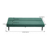 Sofa Bed Budget 3 Seater Fabric Folding Convertible Click Clack Couch Sofabed