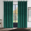 Luxury Heavy Velvet Curtains PAIR of Eyelet Ring Top Fully Lined Ready Made