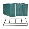 Metal Garden Shed 6 X 4, 8 X 4, 8 X 6, 8 X 10 Garden Storage WITH FREE BASE New