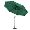 3M Outdoor Garden Round Parasol Sun Shade Patio Hanging Umbrella with Crank Tilt