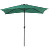 Rectangle Banana Garden Parasol 2x3M Umbrella Sun Shade Outdoor Patio Crank Tilt