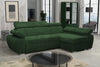 Corner Sofa Bed BOSTON MINI PREMIUM with Storage Sleep Function Springs Corduroy