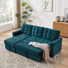 3 Seater Sofa Bed Corner Couch Sectional Settee Sleep Reversible Storage Chaise