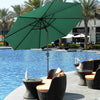3m Garden Sunshade Round Heavy Pole Parasol Crank Tilt Patio Umbrella UV Protect