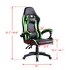 Executive Racing Gaming Chair Faux Leather Computer Desk Chair Swivel Adjustable