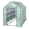 Greenhouse Garden Grow House PE Outdoor Green Steeple House w/ Shelf Plant Tent