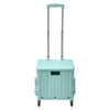 Shopping Trolley Cart Collapsible W/ Stair Climber Wheels Lid Car Boot Storage