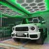 14X Hexagon RGB LED Lighting Garage Car Home Workshop Retail Lighting Border UK