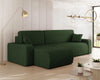 Corner Sofa Bed Universal Corner Side PIANO L CORDUROY Storage Springs Cushions