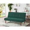 Fabric Sofa Bed Small Couch Settee Loveseat Sofabed Single Sleeper Recliner Beds
