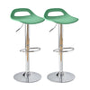 Set of 2/4/6 Plastic Bar Stools for Breakfast Kitchen Barstool Chair