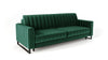 Sofa Bed with Storage Container Sleep Function Springs New LOFT SB