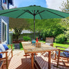 3M Outdoor Garden Umbrella Parasol Sun Shade Patio Hanging Cantilever Round Home