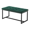 Velvet Padded Ottoman Stool Bed Bench Dining Bench Multicolor Livingroom Bedroom