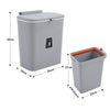Kitchen Rubbish Bin Waste Recycling Baskets Handy Dustbin Lidded Bathroom Slim