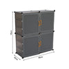 Plastic Shoe Storage Rack Cube DIY Cabinet Stackable Shoes Organizer Stand Shelf