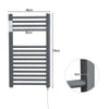 Electric Towel Rail Radiator Heated Bars Bathroom Towel Underwear Warmer Rack