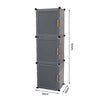 Plastic Shoe Storage Rack Cube DIY Cabinet Stackable Shoes Organizer Stand Shelf