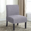Small Wingback Oyster Armchair Scallop Shell Dining Chair Lounge Occasional Sofa