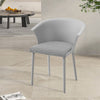 Set of 4 Pieces Upholstered Plastic Dining Chairs Kitchen Office Armchair Seat