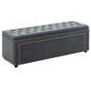 Large Chesterfield Storage Ottoman Bench Box Widnow Seat Stool Bedroom Footstool