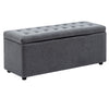 Large Chesterfield Storage Ottoman Bench Box Widnow Seat Stool Bedroom Footstool