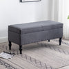 Large Chesterfield Storage Ottoman Bench Box Widnow Seat Stool Bedroom Footstool