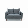 Panana Linen Fabric 2 & 3 Seater Sofa Couch with Wood Legs 3 Colours