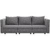 Flamaker Cord Corner Sofa Suite Set Footstool 3 Seater Grey Blue Beige Chairs