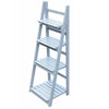 3/4 Tier Foldable Wooden Plant Stand Ladder Shelf Display Bookshelf Storage Rack