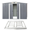 Metal Garden Shed 6 X 4, 8 X 4, 8 X 6, 8 X 10 Garden Storage WITH FREE BASE New