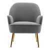 Velvet Scallop Shell Back Tub Chair Armchair Dressing Sofa Stool Bedroom Lounge