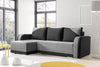 Corner Sofa Bed with Storage Universal Corner Side Fabric Modern New ARIZONA
