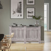 Small Medium Large Radiator Cover Vertical Slatted Grill Wooden Heating Cabinet
