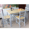 Panana Solid Pine Dining Table 2/4Chairs Bistro Set Kitchen Home Furniture