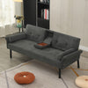 Panana Fabric Sofa Bed Sofabed with Drink Holders Recliner Free Bolster Cushions
