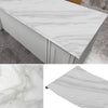 Kitchen Contact Paper Glossy Marble Wallpaper Sticker Cabinet Furniture Covering
