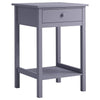 Corner Bedside Table Nightstand Coffee Tea Side End Lamp Desk Shelf Home Storage
