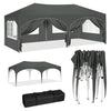 3x 6m Pop up Gazebo, Premium Gazebo with Sides, Weatherproof, Uv-Resistant
