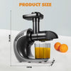 Masticating Juicer Extractor Slow Juicer Cold Press Vegetables Fruit