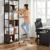 SONGMICS 2-Step Folding Ladder – Heavy Duty Steel, Portable, Anti-Slip, 150kg Ca