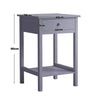 Small Side Table Narrow Wooden End Lamp Stand Bedside Cabinet Nightstand Table