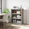 Wooden Bookcase 3 Tier Shelving Display Storage Shelf Unit Wood Furniture