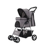 Pet Stroller Dog Cat Pushchair Folding Pet Stroller Travel Cart Jogging Carrier