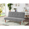 Fabric Sofa Bed Small Couch Settee Loveseat Sofabed Single Sleeper Recliner Beds