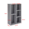 Tall Wide Wooden 5 Cube Bookcase Shelving Display Storage Unit Cabinet Shelves