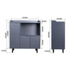 Buffet Storage Cabinet with Triple Doors Cupboard Living Room Kitchen Sideboard